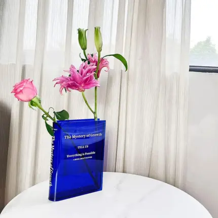 Books About Flowers - Book Vases