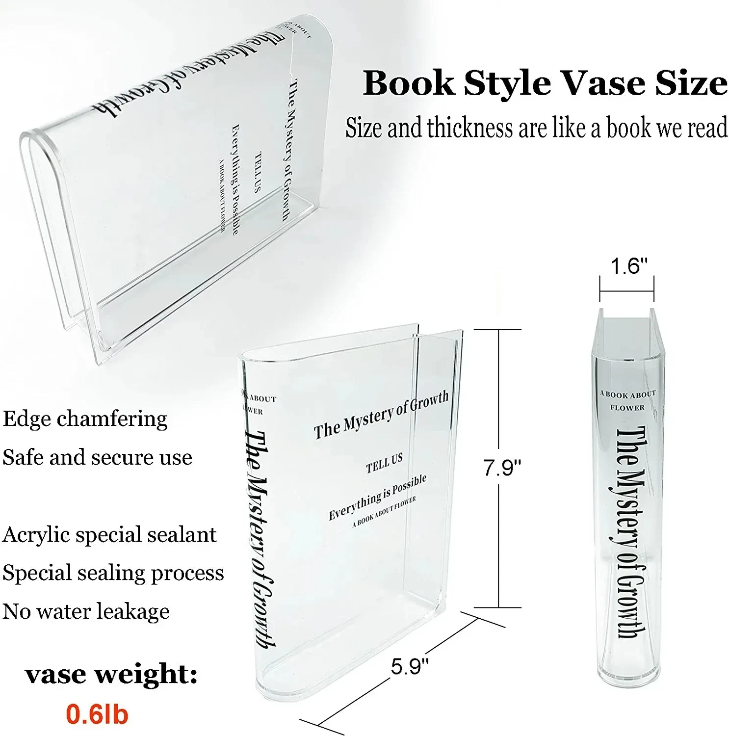Book-inspired vase design