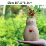 Handmade Wooden Cat Vases - Gift for Cat Lovers😸