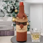 Christmas Decorative Santa Wine Bottle Cover