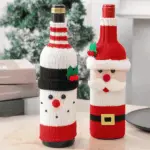 Christmas Decorative Santa Wine Bottle Cover