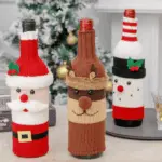 Christmas Decorative Santa Wine Bottle Cover