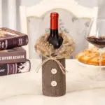 Christmas Decorative Santa Wine Bottle Cover