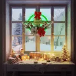 Christmas Wreath Decorations with LED Lights