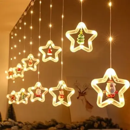Christmas Decor Ring Lights (Set 10 Ring Lights) 🎅