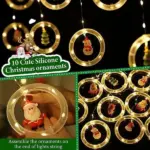 Christmas Decor Ring Lights (Set 10 Ring Lights) 🎅