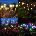 Luminous Solar-Powered Firefly Garden Decoration Light