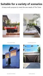 Waterproof Solar Powered Outdoor Patio Wall Decor Light