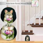 Creative Mouse-Themed Wall Decals for Home Decor