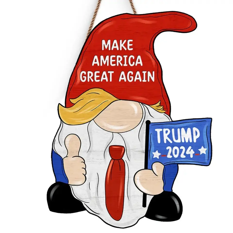 Wooden American Sign