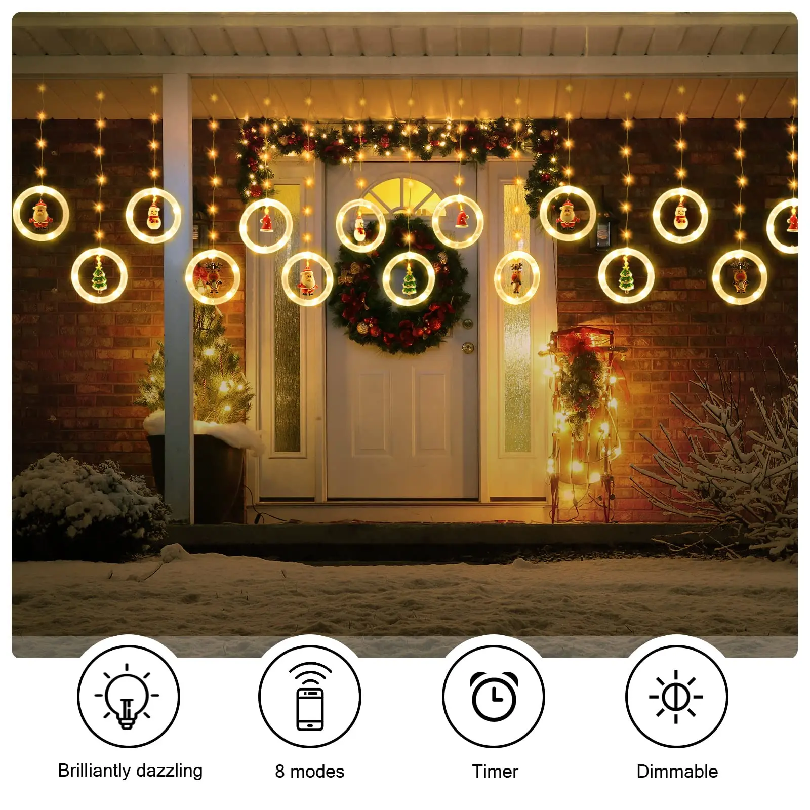 USB connected string lights